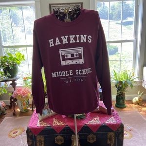 Ladies Stranger Things Hawkins sweatshirt
